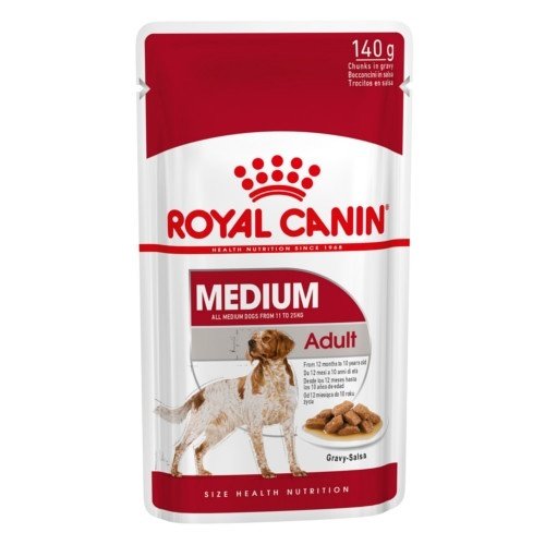 ROYAL CANIN MEDIUM ADULT HUMEDO 140G